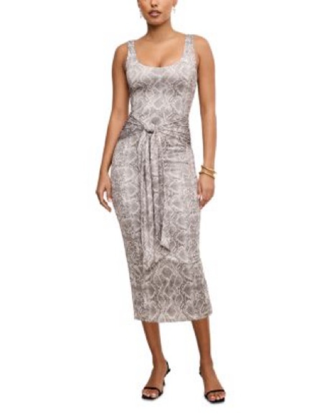 Good American Snake Print
Midi Dress